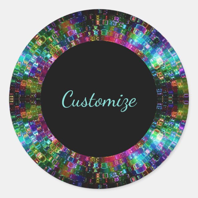 Stickers spirale en verre brisé (Devant)