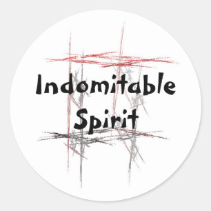 Stickers Spirit Indomitable Martial Arts