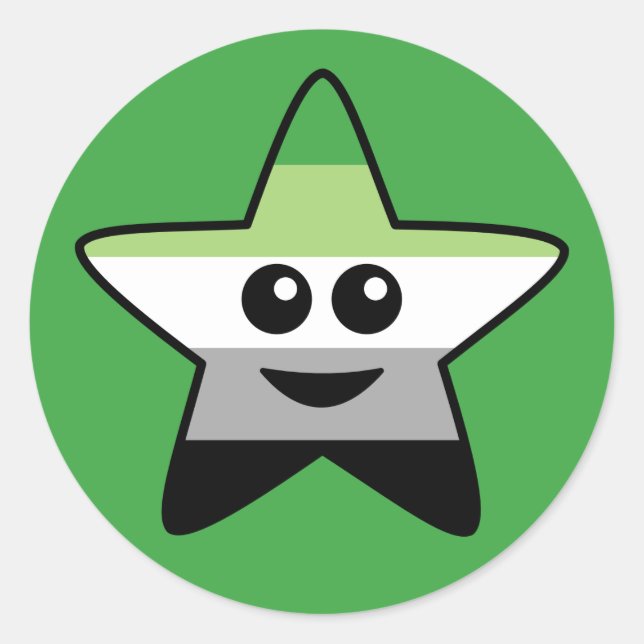 Stickers Star Aromantic (Devant)