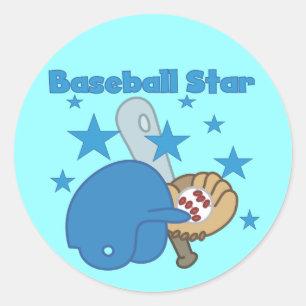 Stickers Star de baseball