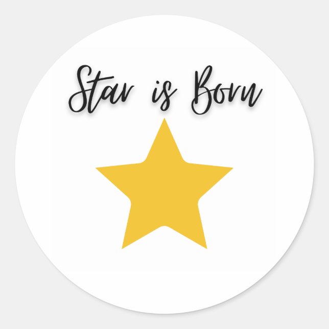 Stickers Star is Born (Devant)