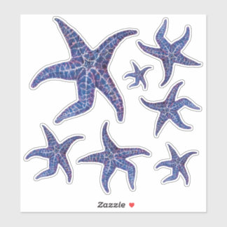 Stickers Starfish - BLEU