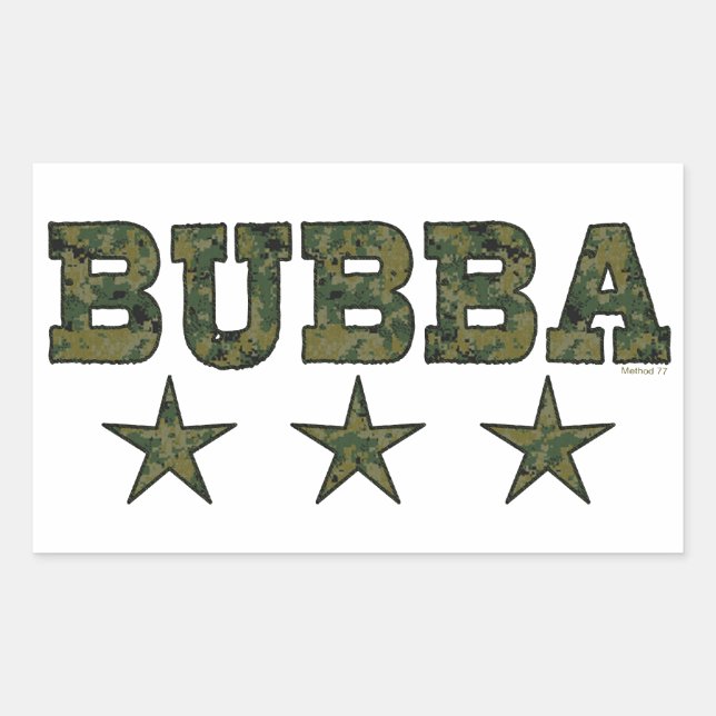 Stickers stars du camouflage de Bubba (Devant)