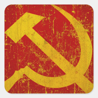 Stickers Stickers Sicker & Sickle Grunge de Russie