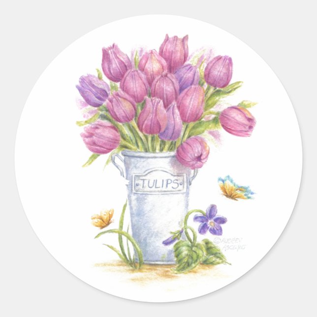 Stickers Stickers Stickers Tulip Spring (Devant)