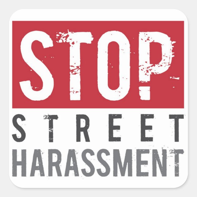 Stickers Stop Street Harassment - Petits (Devant)