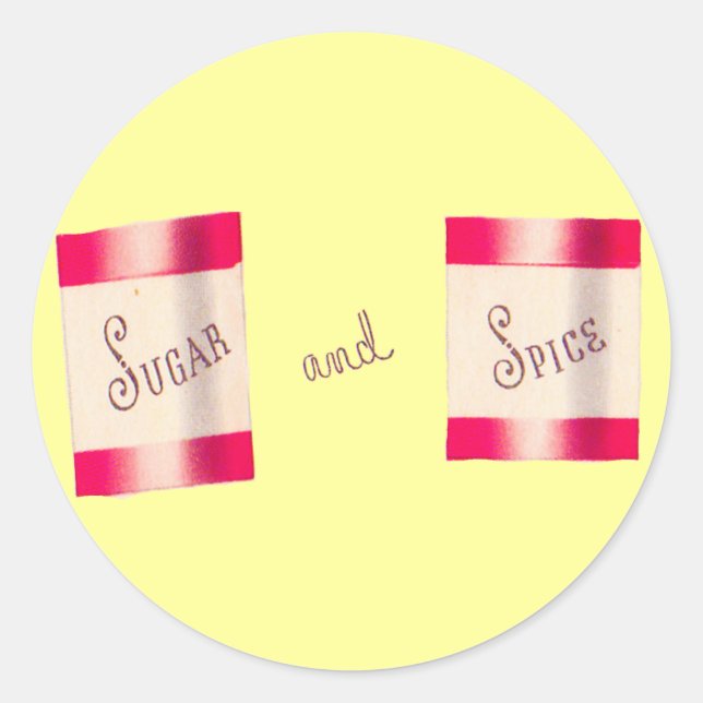 Stickers sucre et épices (Devant)