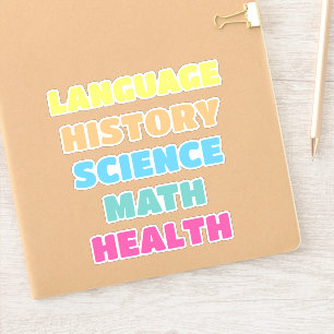 Stickers Sujet de l'école, esthétique