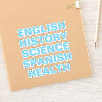 Stickers Sujet de l'école, esthétique