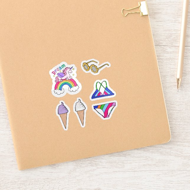 Stickers- Summer Swimsuit Fun (Notebook)
