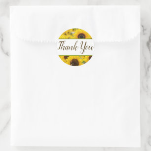 Stickers Sunflower Favor