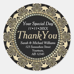 Stickers super en Merci de fleurs tribales