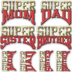 Stickers - SUPER Family
