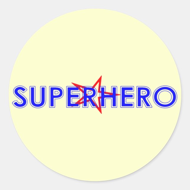 Stickers Superhero (Devant)
