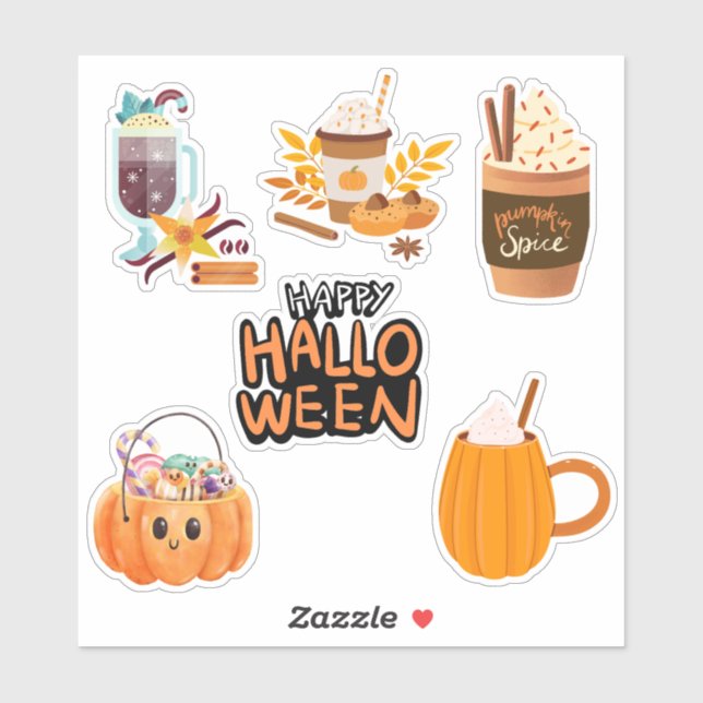 Stickers Sweet Halloween (Feuille)