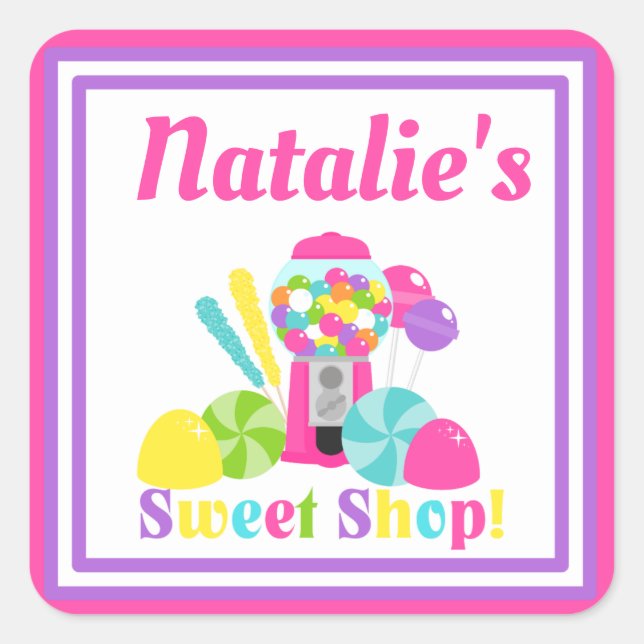 Stickers Sweet Shop (Devant)