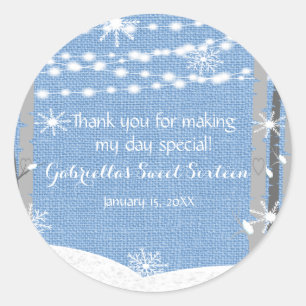 Stickers Sweet sixteen de forêt de rêve