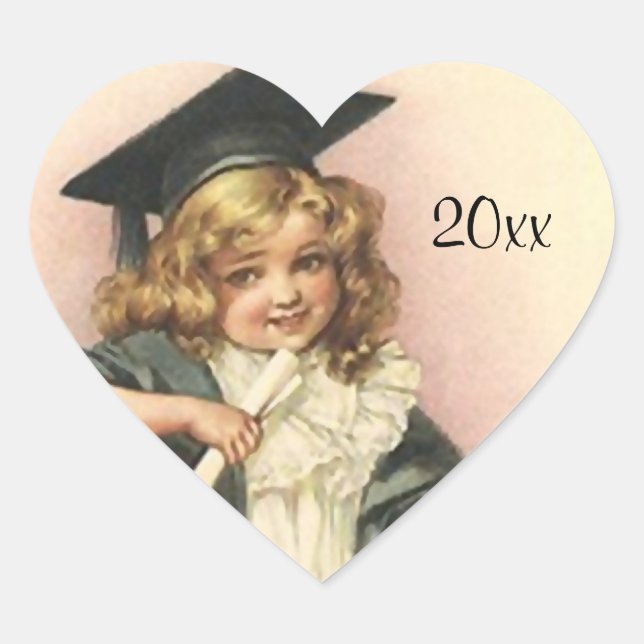 STICKERS Sweet Vintage Graduation Graduate diploma (Front)