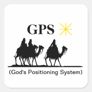 Stickers système GPS de positionnement de Dieu