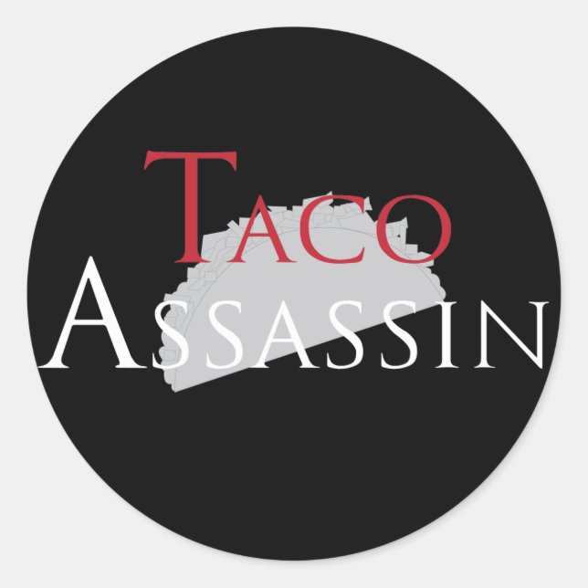 Stickers Taco Assassin (Devant)