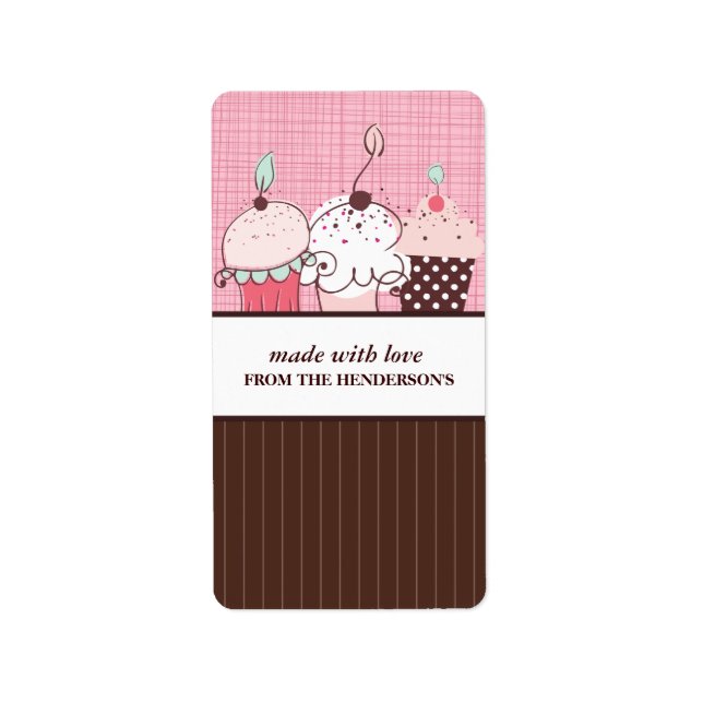 Stickers Tag de bonbons maison (Devant)