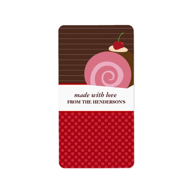 Stickers Tag de bonbons maison (Devant)