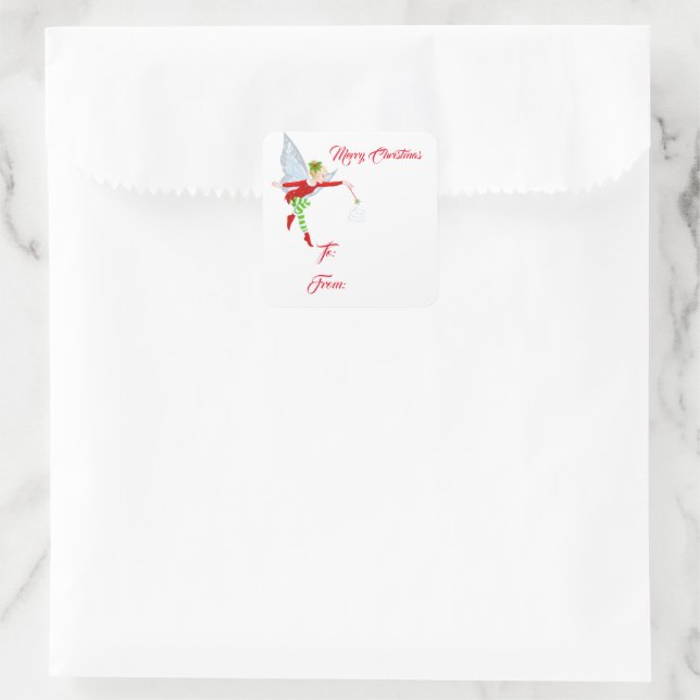 Stickers Tag Fairy Christmas (Sac)