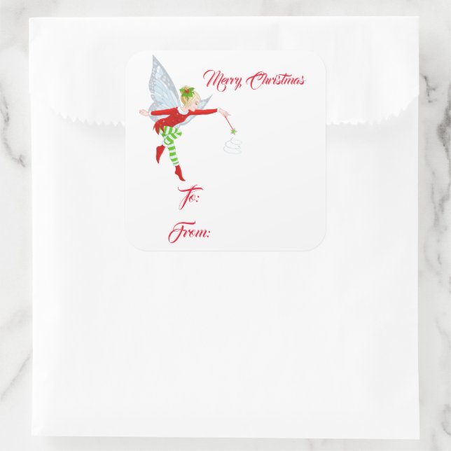 Stickers Tag Fairy Christmas (Sac)
