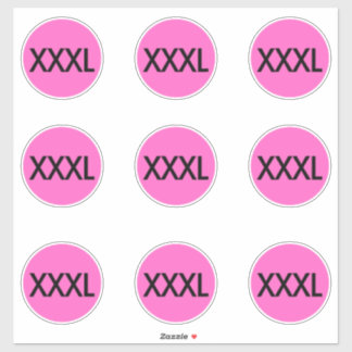 Stickers Taille Vêtements Étiquettes