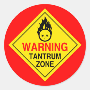 Stickers Tantrum Zone