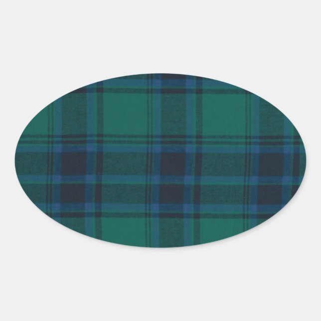 Stickers Tartan Oval (Devant)