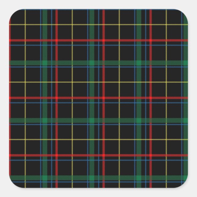 stickers tartan plaid (Devant)