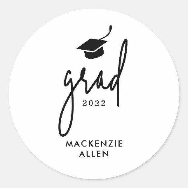 Stickers Tassel Hassle Editable Color Graduation (Devant)