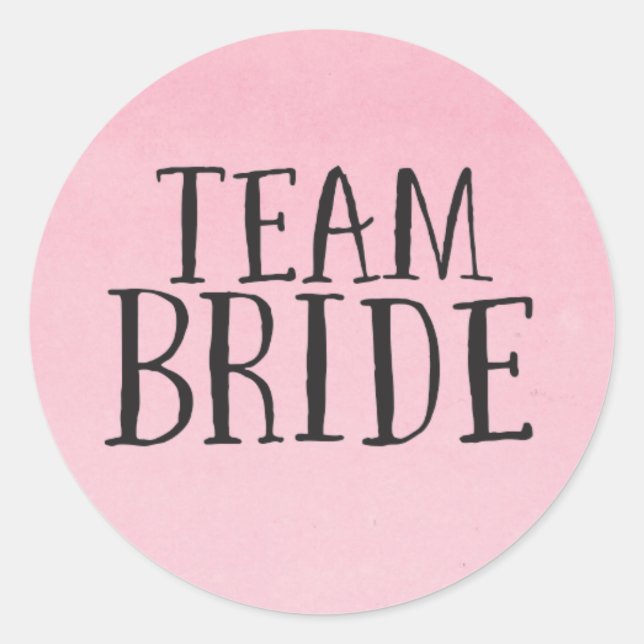 Stickers Team Bride (Devant)