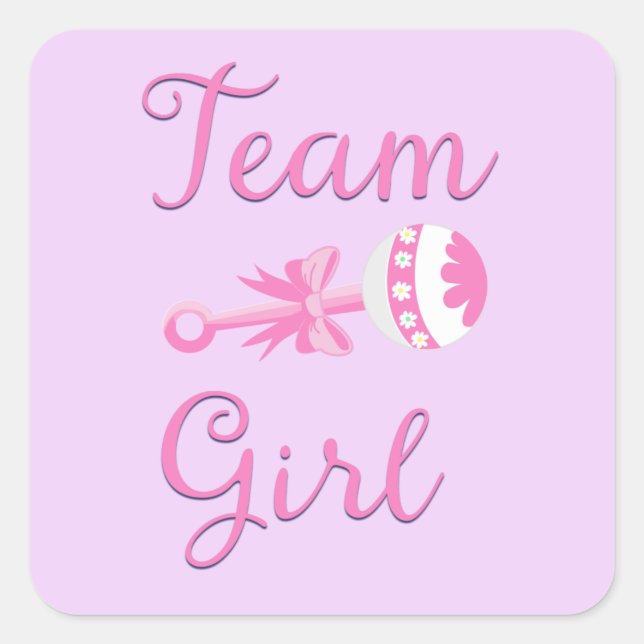 Stickers Team Girl Genre Reveveillez (Devant)