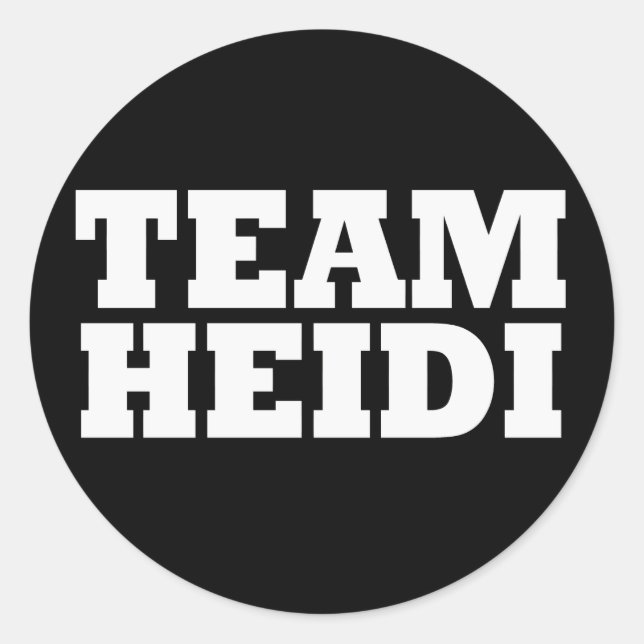Stickers Team Heidi (Devant)