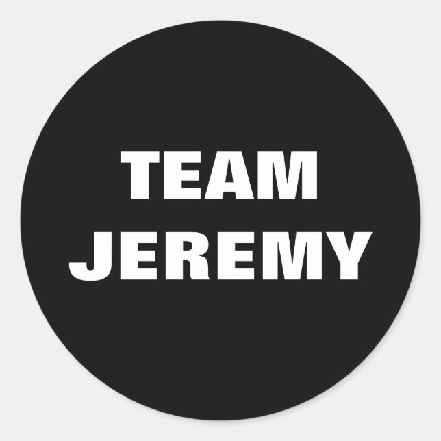 Stickers Team Jeremy (Devant)