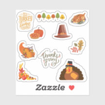 Stickers Thanksgiving