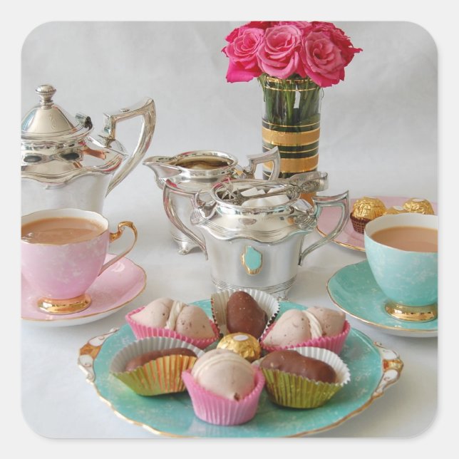 Stickers thé après-midi (Devant)