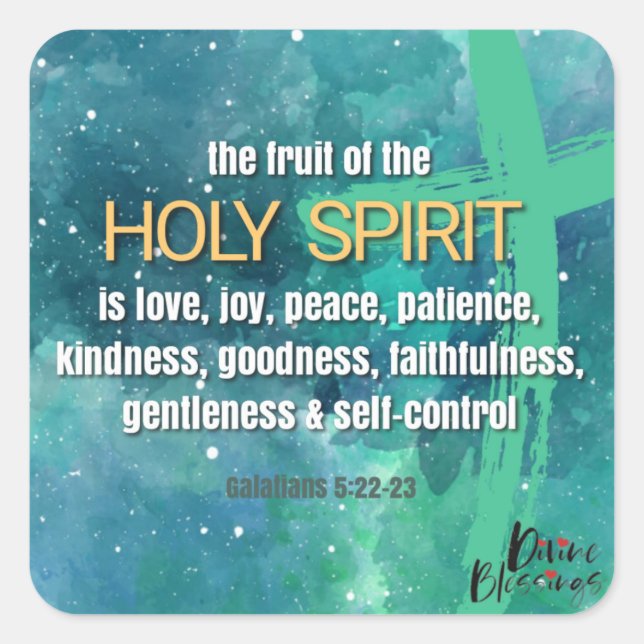 Stickers - The Fruit of the Holy Spirit (Front)