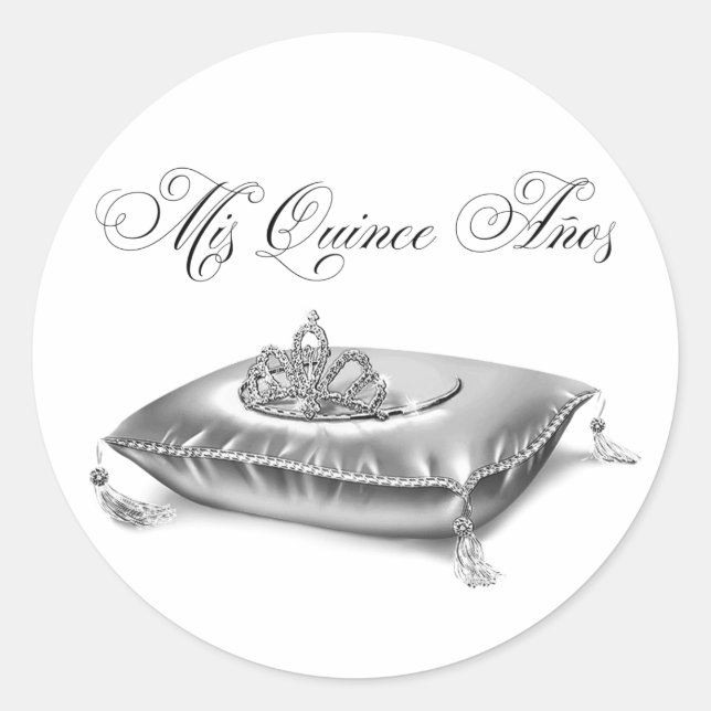 Stickers Tiara Princess Quinceanera (Devant)