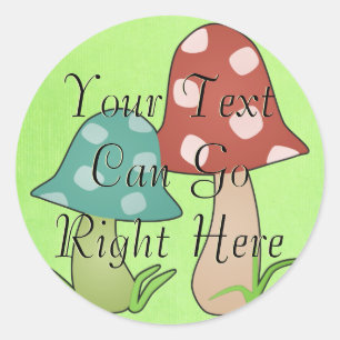 Stickers Toadstool Woodland