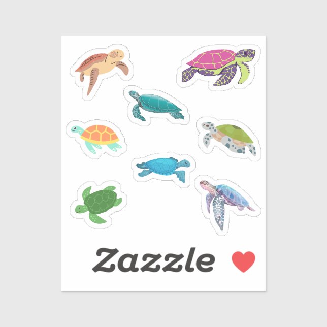 Stickers Tortue (Feuille)
