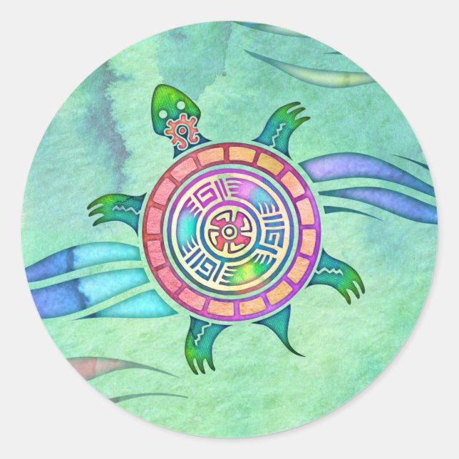 Stickers Totem animal de tortue de l'esprit (Devant)