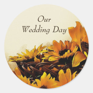 Stickers Tournesol Automne