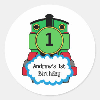 Stickers Train pour anniversaire