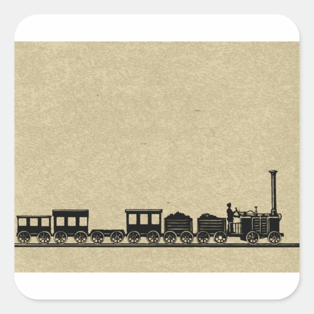 Stickers Train vintage (Devant)