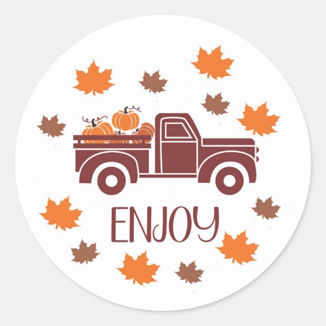 Stickers Treat Fall (Devant)