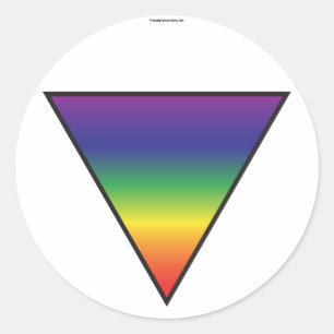 Stickers Triangle Arc-en-ciel