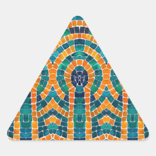 Stickers triangle MOSAIC ICONS D'OR